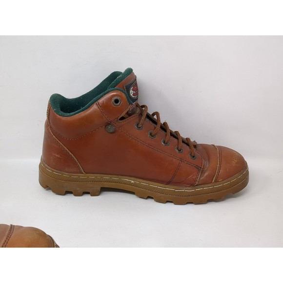 Vintage Y2K Skechers Chunky Ankle Boots Leather Lace Up Brown Shoes Mens Size 9‎ main image 5